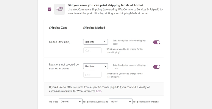 如何为 WooCommerce 商店设置运输