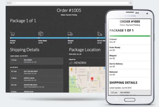 shopify tracking app